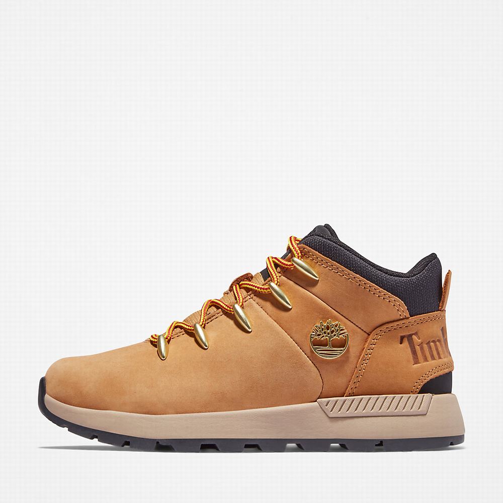 Timberland Sprint Trekker Mid Yürüyüş Botu Çocuk Sarı | TR-6713V