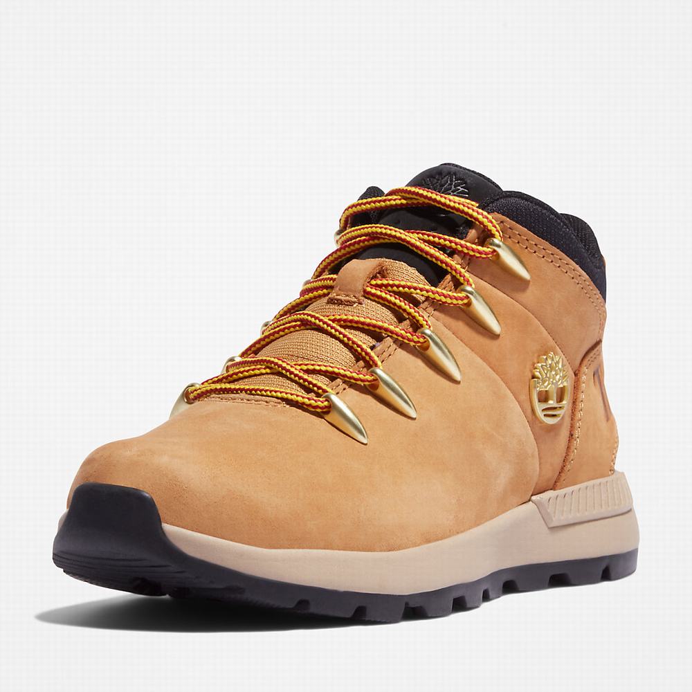 Timberland Sprint Trekker Mid Yürüyüş Botu Çocuk Sarı | TR-6713V