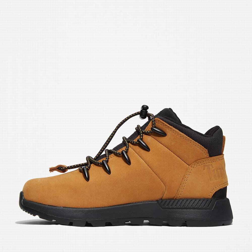 Timberland Sprint Trekker Mid Yürüyüş Botu Çocuk Sarı | TR-7014J