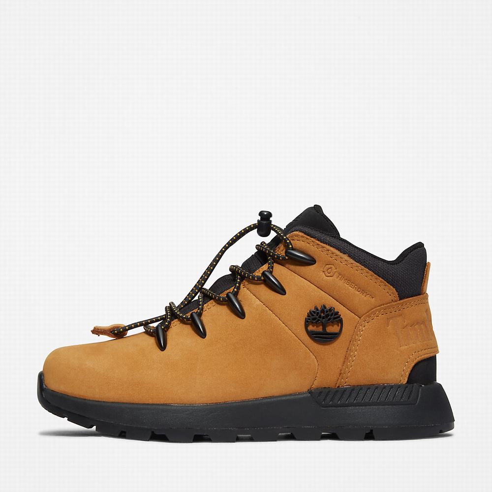 Timberland Sprint Trekker Mid Yürüyüş Botu Çocuk Sarı | TR-7014J