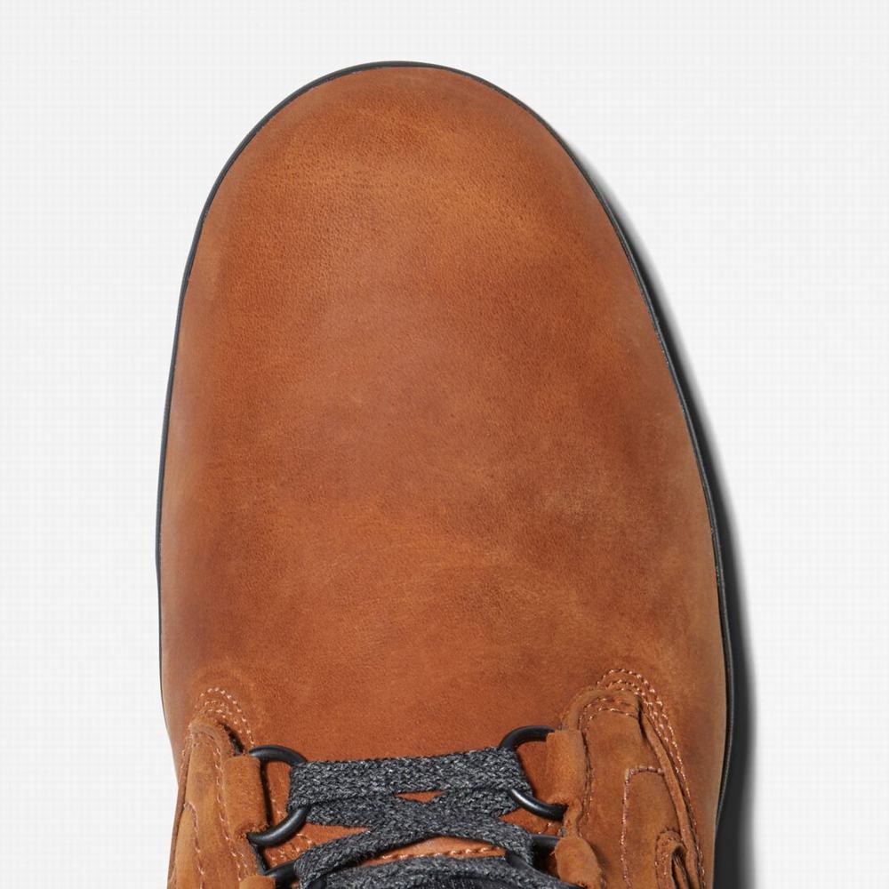 Timberland Spruce Mountain Waterproof Warm-Astar Kışlık Bot Erkek Koyu Kahverengi Siyah | TR-6379F