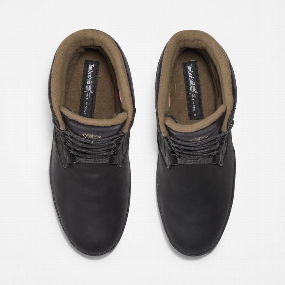 Timberland Spruce Mountain Waterproof Warm-Astar Kışlık Bot Erkek Siyah | TR-8240G