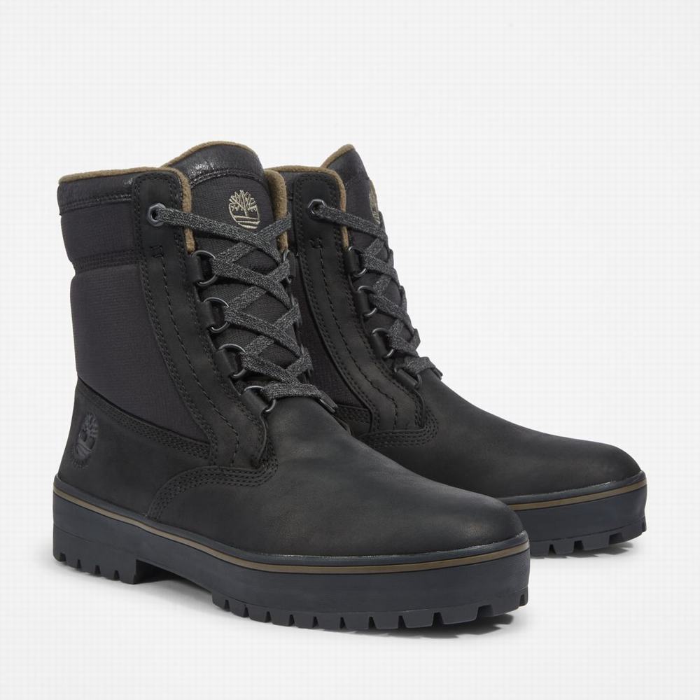 Timberland Spruce Mountain Waterproof Warm-Astar Kışlık Bot Erkek Siyah | TR-8240G