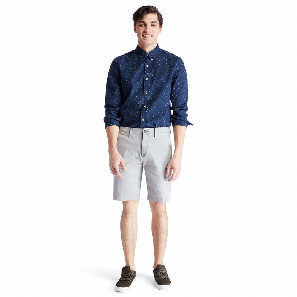 Timberland Squam Lake Chino Şort Erkek Gri | TR-2675R