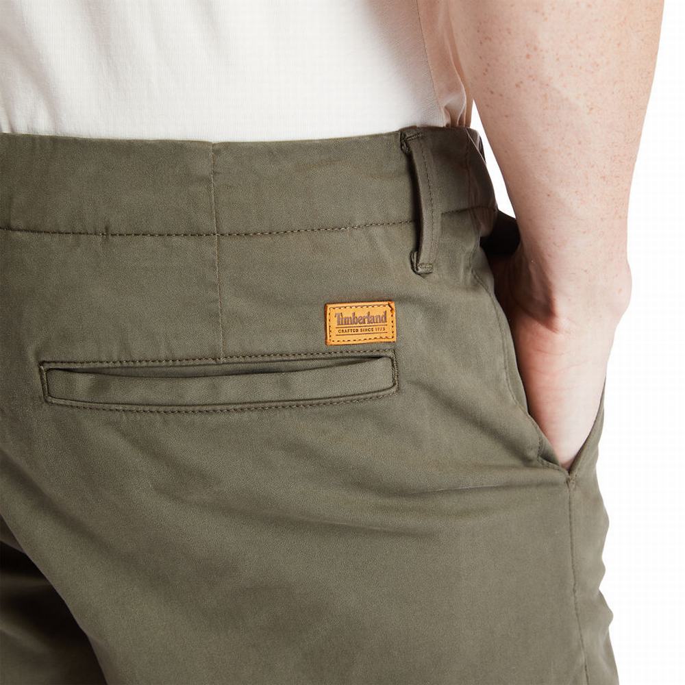 Timberland Squam Lake Chino Şort Erkek Yeşil | TR-2945T