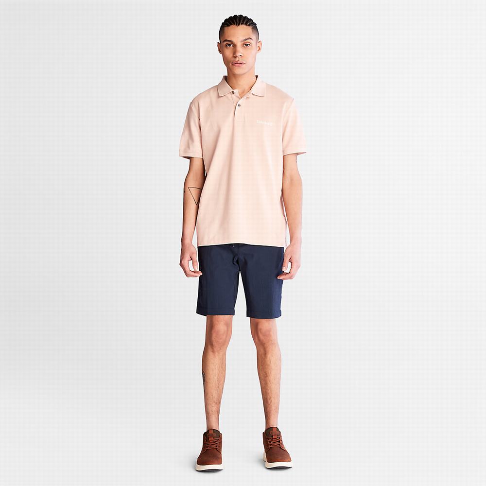 Timberland Squam Lake Seersucker Şort Erkek Lacivert | TR-7260V