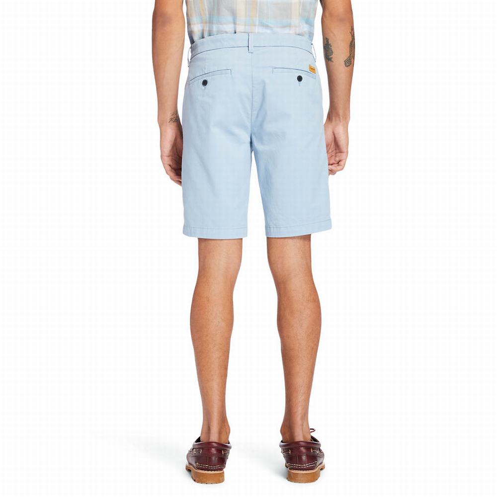 Timberland Squam Lake Stretch Chino Şort Erkek Mavi | TR-0351P