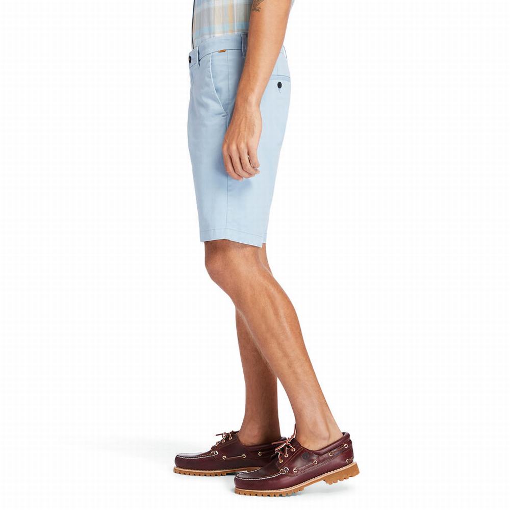 Timberland Squam Lake Stretch Chino Şort Erkek Mavi | TR-0351P