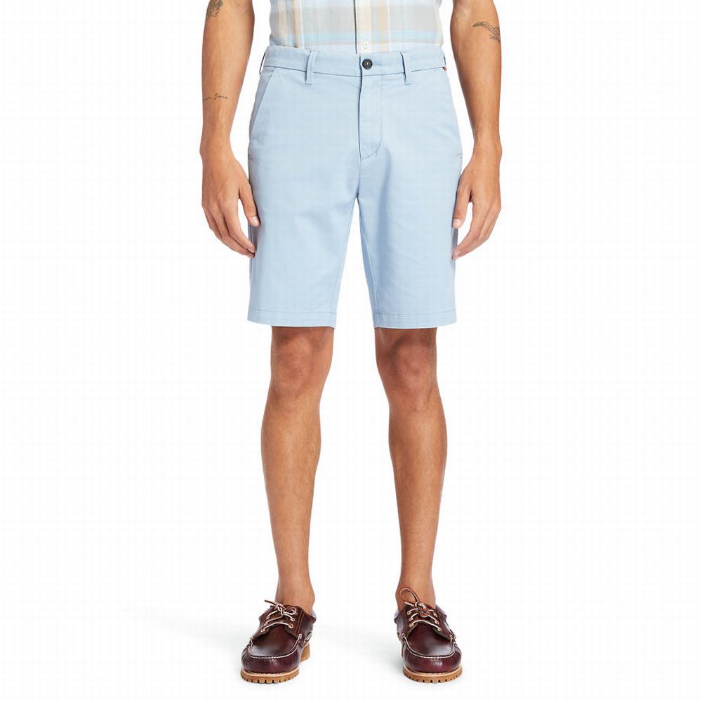Timberland Squam Lake Stretch Chino Şort Erkek Mavi | TR-0351P