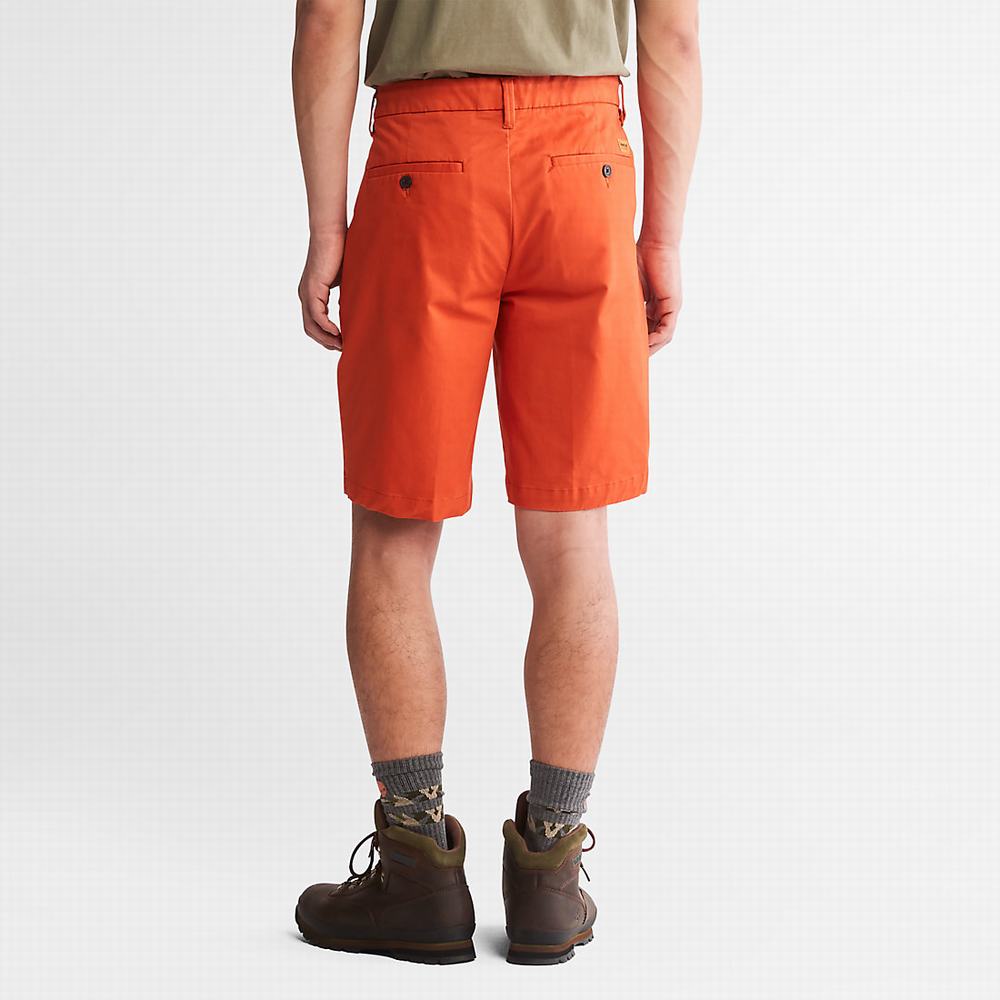 Timberland Squam Lake Stretch Chino Şort Erkek Turuncu | TR-0486E