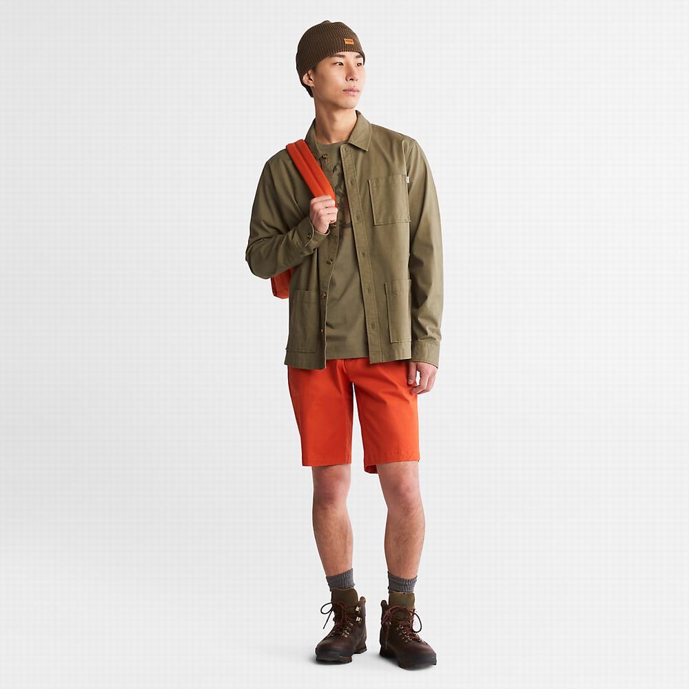Timberland Squam Lake Stretch Chino Şort Erkek Turuncu | TR-0486E