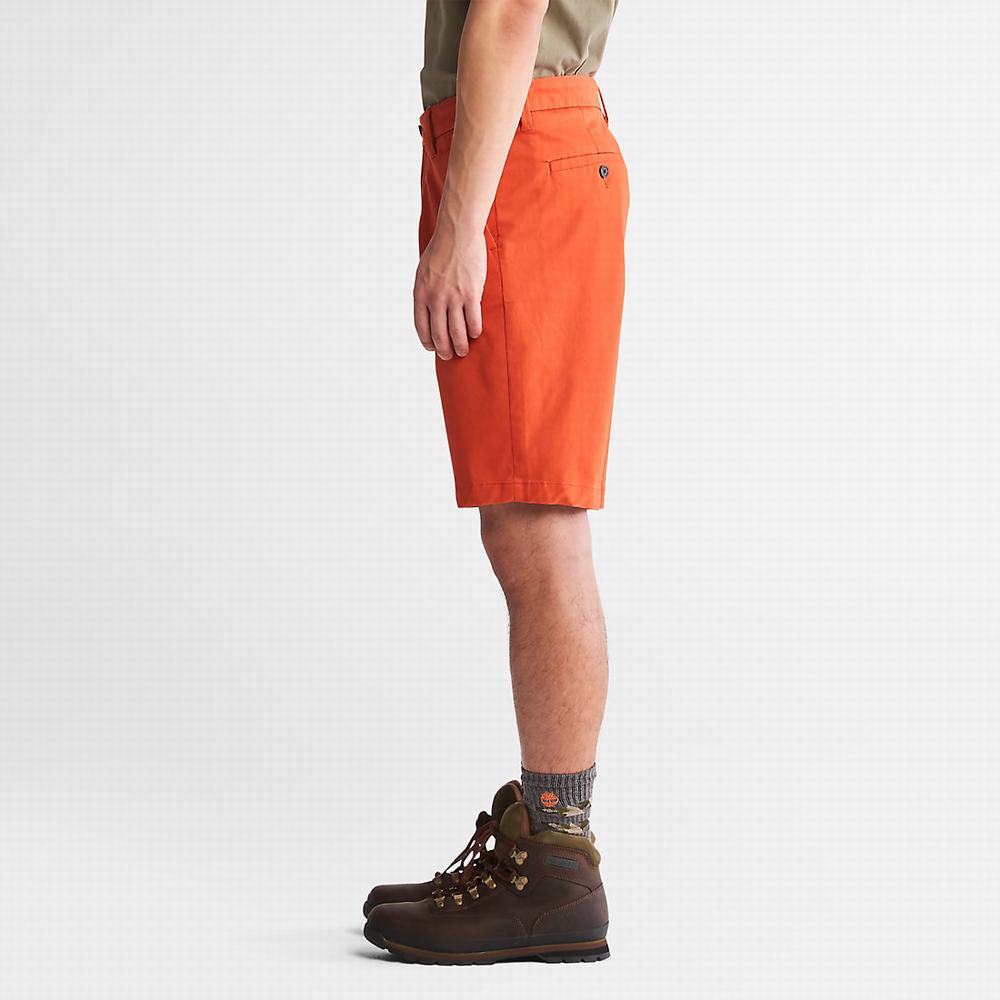 Timberland Squam Lake Stretch Chino Şort Erkek Turuncu | TR-0486E