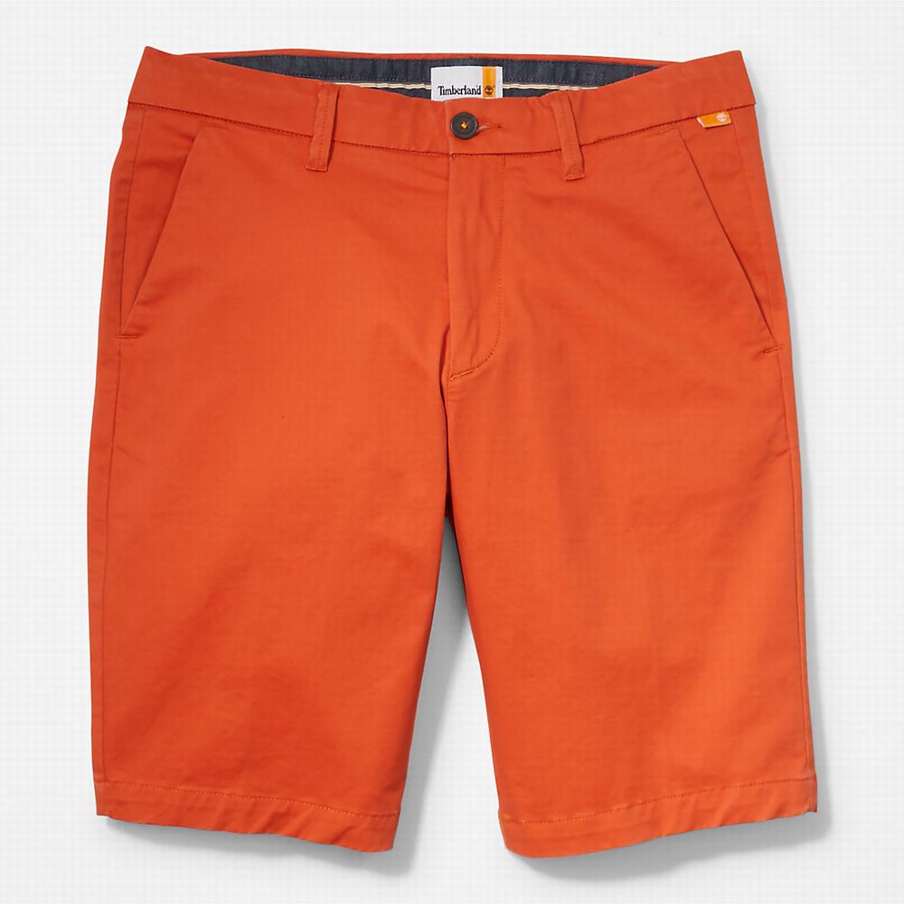 Timberland Squam Lake Stretch Chino Şort Erkek Turuncu | TR-0486E