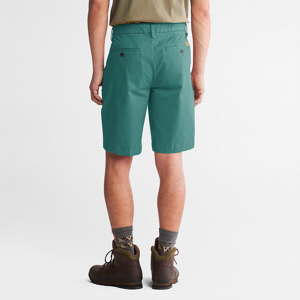 Timberland Squam Lake Stretch Chino Şort Erkek Yeşil | TR-1645R