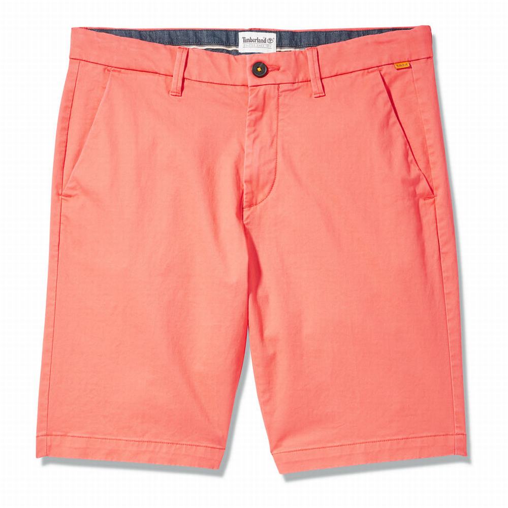 Timberland Squam Lake Stretch Chino Şort Erkek Kırmızı | TR-1704F