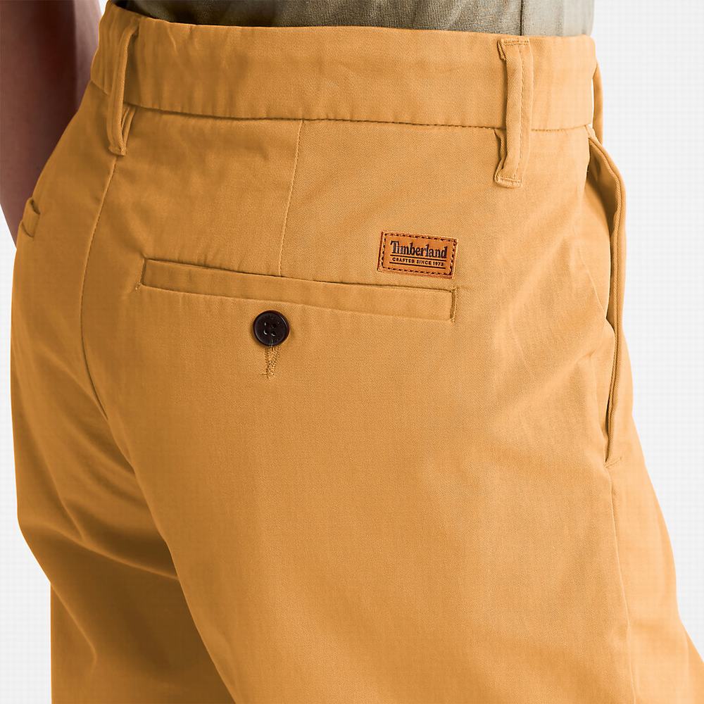 Timberland Squam Lake Stretch Chino Şort Erkek Turuncu | TR-2738W