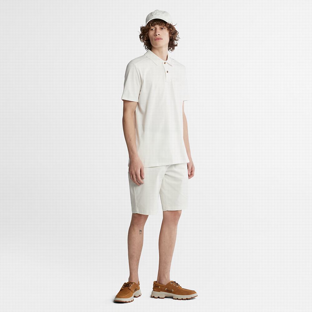 Timberland Squam Lake Stretch Chino Şort Erkek Beyaz | TR-4038Q