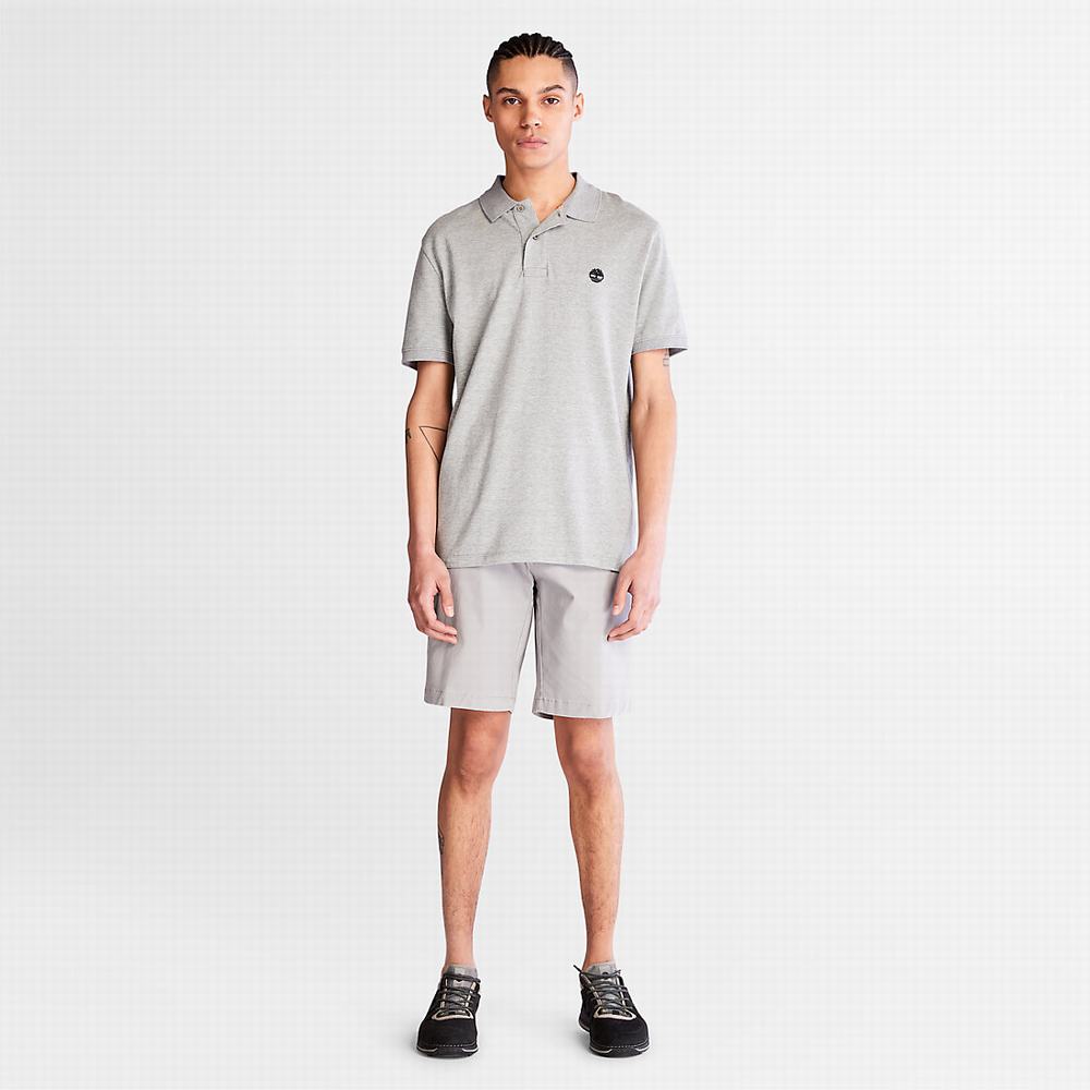 Timberland Squam Lake Stretch Chino Şort Erkek Açık Gri | TR-6015T