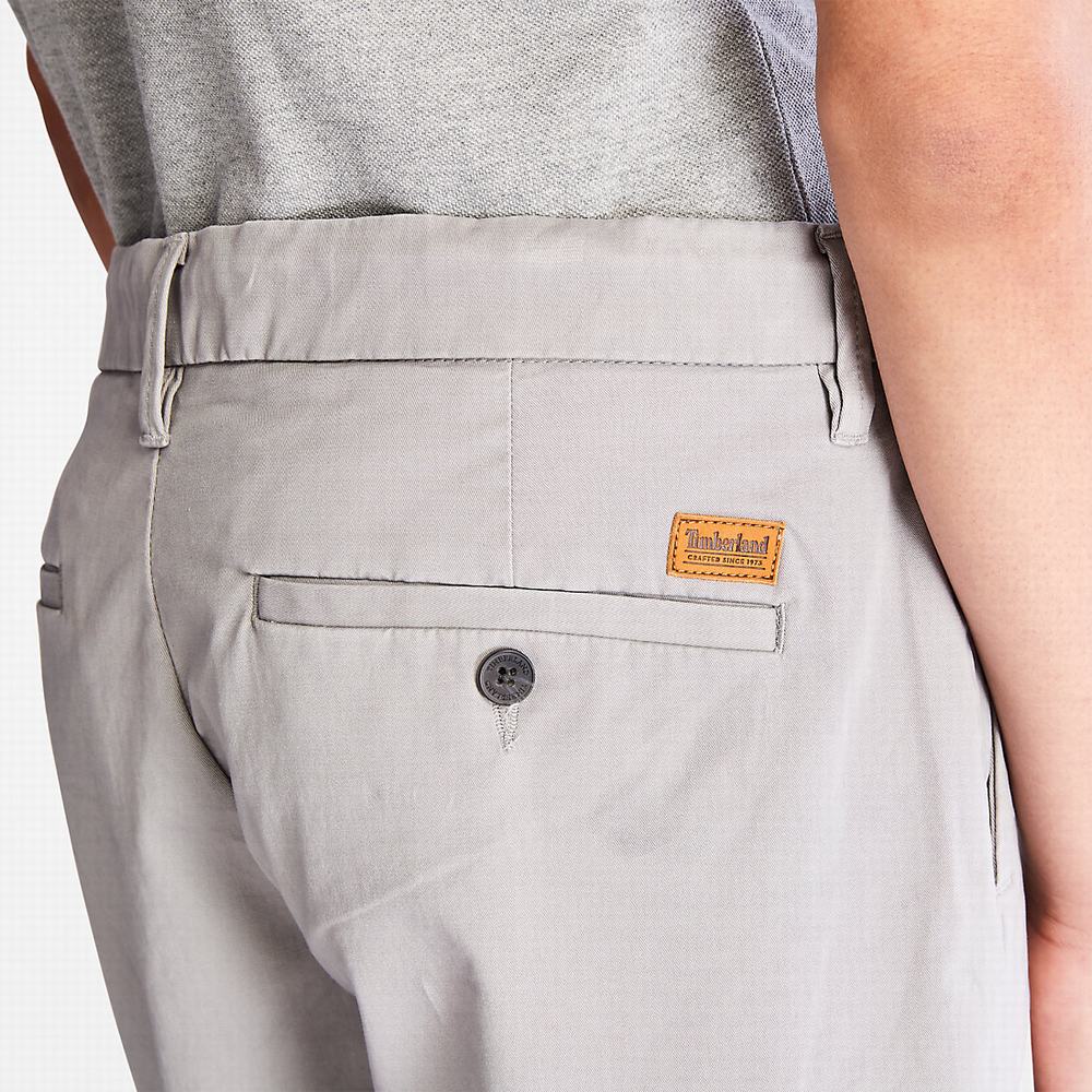 Timberland Squam Lake Stretch Chino Şort Erkek Açık Gri | TR-6015T