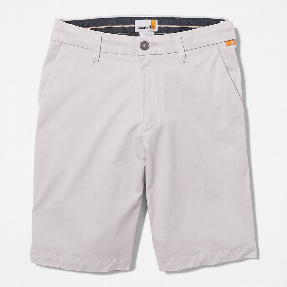 Timberland Squam Lake Stretch Chino Şort Erkek Açık Gri | TR-6015T