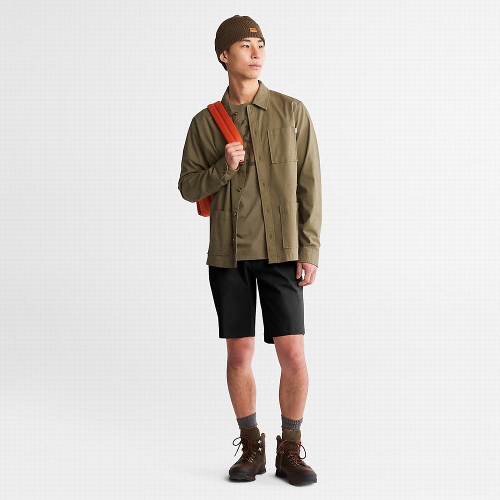 Timberland Squam Lake Stretch Chino Şort Erkek Siyah | TR-8125H