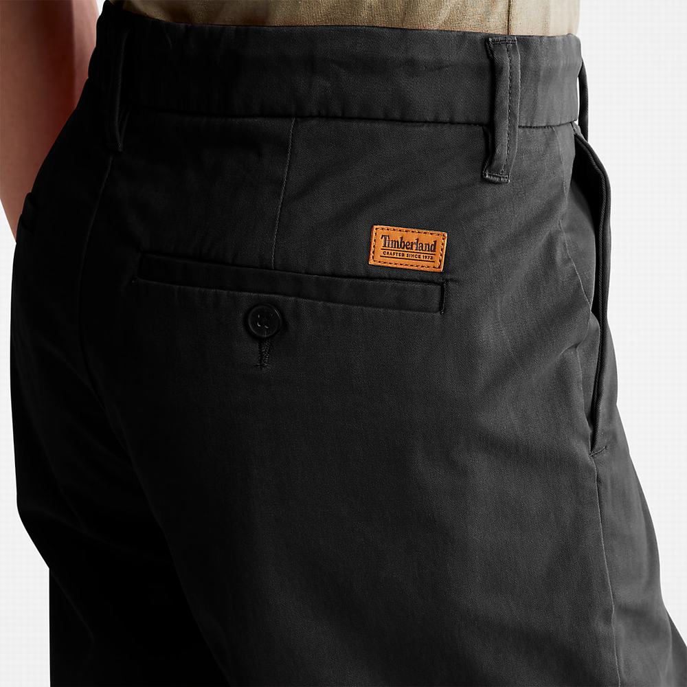 Timberland Squam Lake Stretch Chino Şort Erkek Siyah | TR-8125H