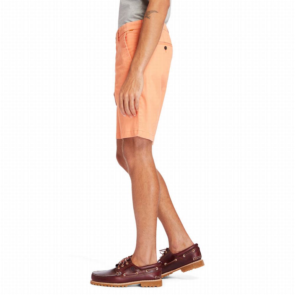 Timberland Squam Lake Stretch Chino Şort Erkek Turuncu | TR-9175Y