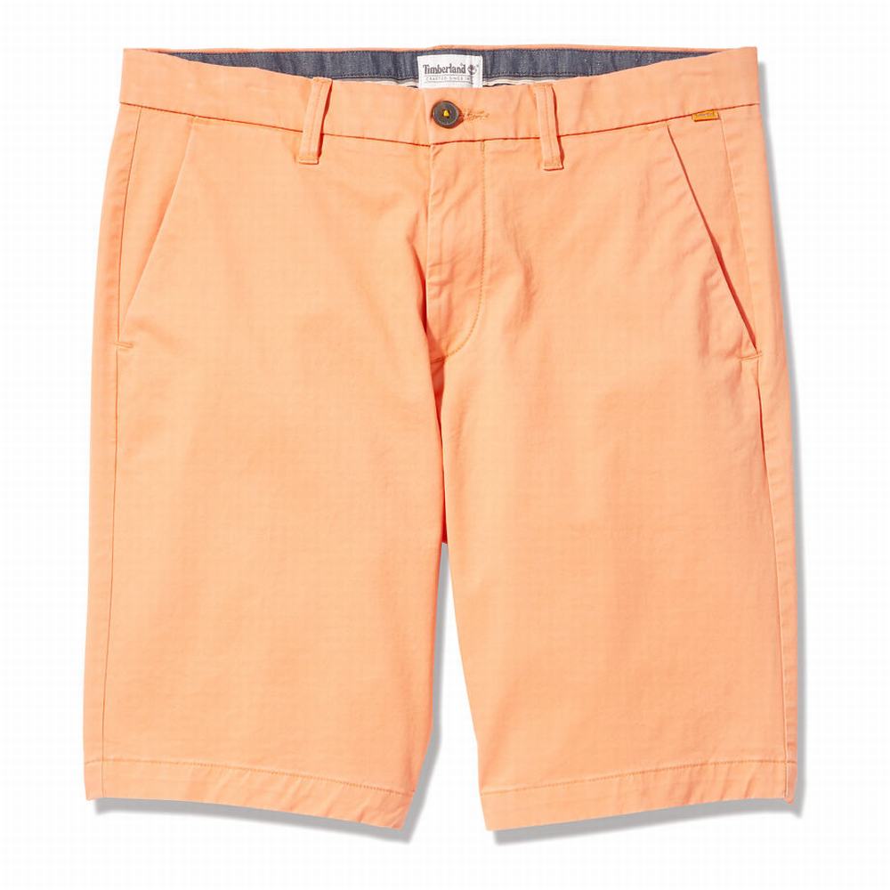 Timberland Squam Lake Stretch Chino Şort Erkek Turuncu | TR-9175Y