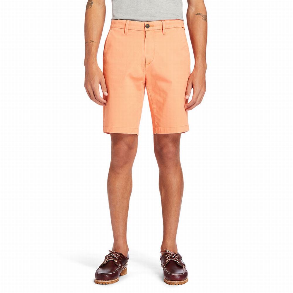 Timberland Squam Lake Stretch Chino Şort Erkek Turuncu | TR-9175Y