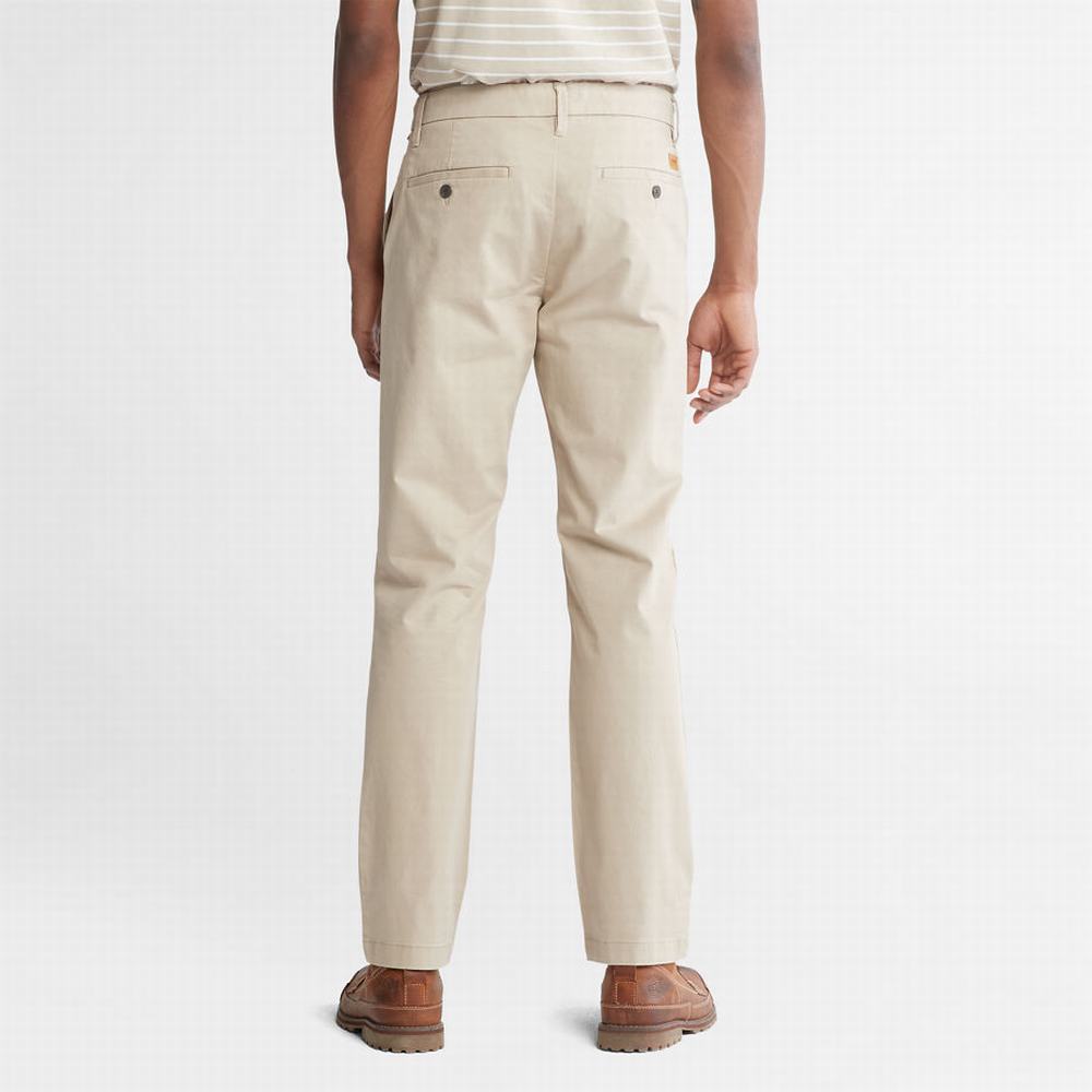 Timberland Squam Lake Stretch Chinos Pantolon Erkek Bej Rengi | TR-3174X