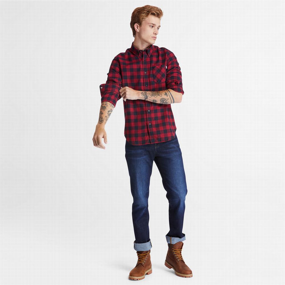 Timberland Squam Lake Stretch Kot Pantolon Erkek Koyu Mavi | TR-2946K