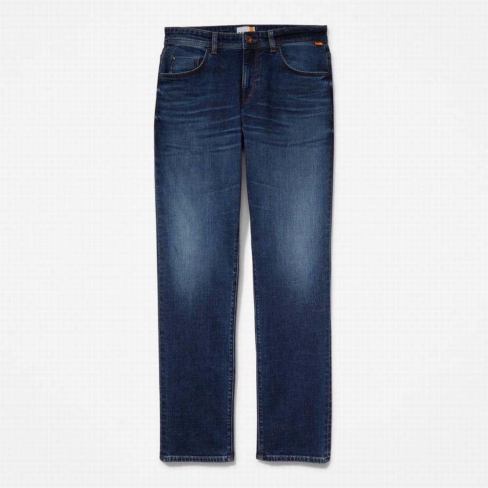 Timberland Squam Lake Stretch Kot Pantolon Erkek Mavi | TR-3145Z