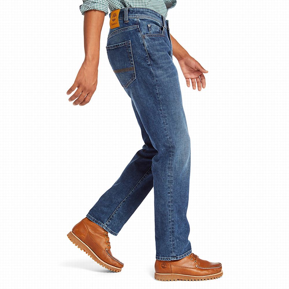 Timberland Squam Lake Stretch Kot Pantolon Erkek Mavi | TR-5189X