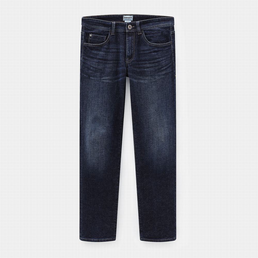 Timberland Squam Lake Stretch Kot Pantolon Erkek Koyu Mavi | TR-7931L