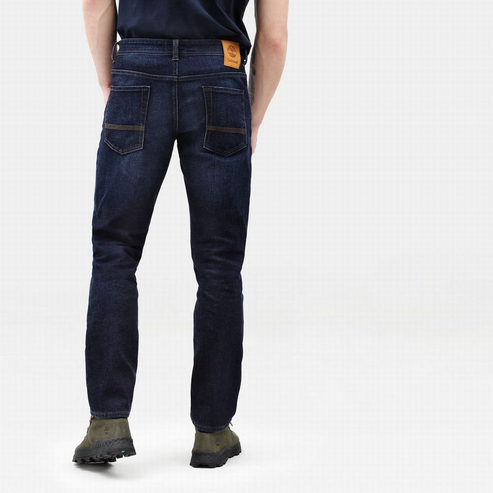 Timberland Squam Lake Stretch Kot Pantolon Erkek Koyu Mavi | TR-7931L