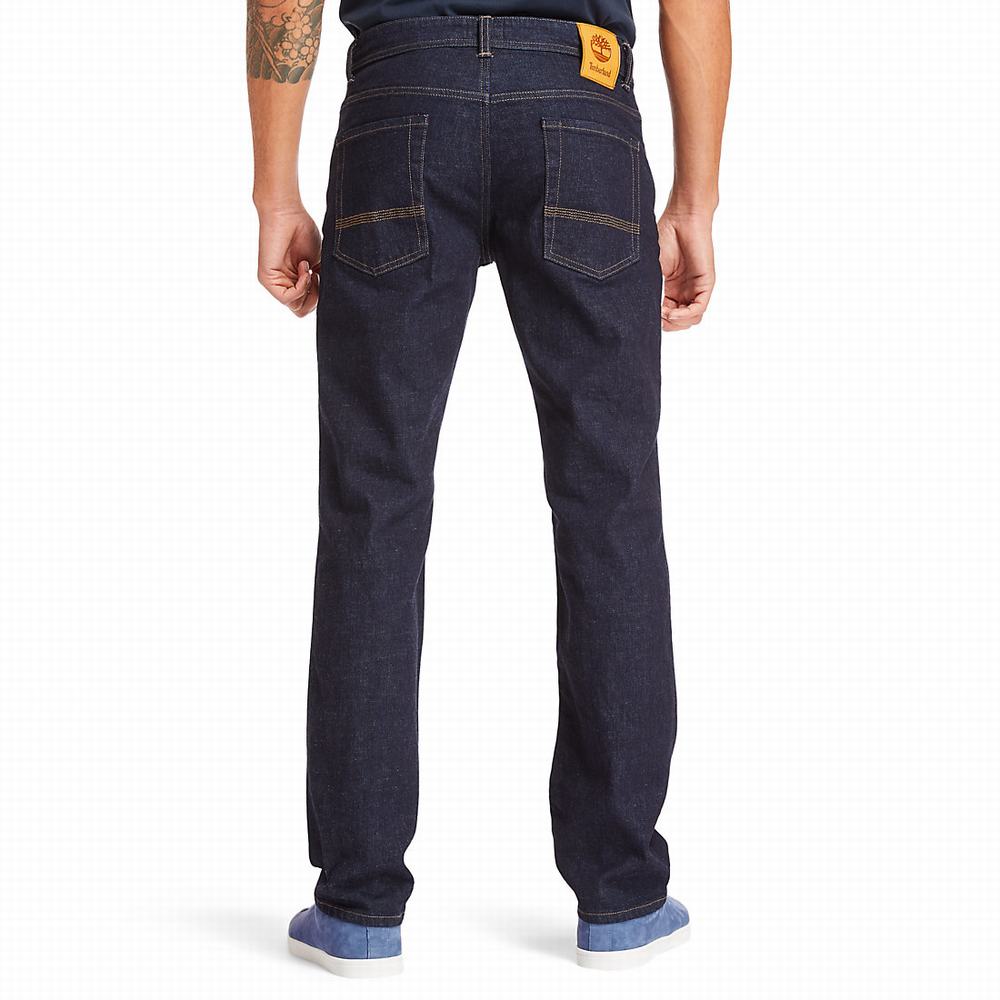Timberland Squam Lake Stretch Kot Pantolon Erkek Indigo | TR-8196Z