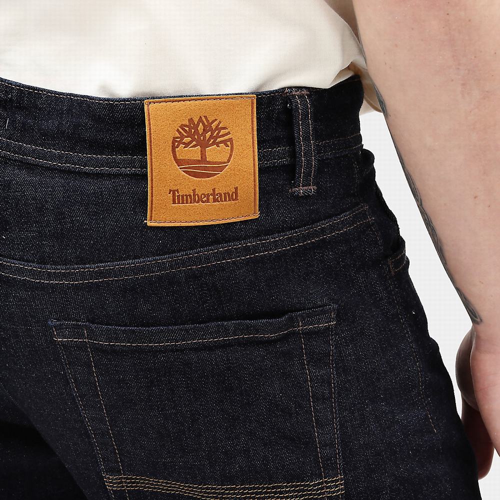 Timberland Squam Lake Stretch Kot Pantolon Erkek Indigo | TR-8196Z