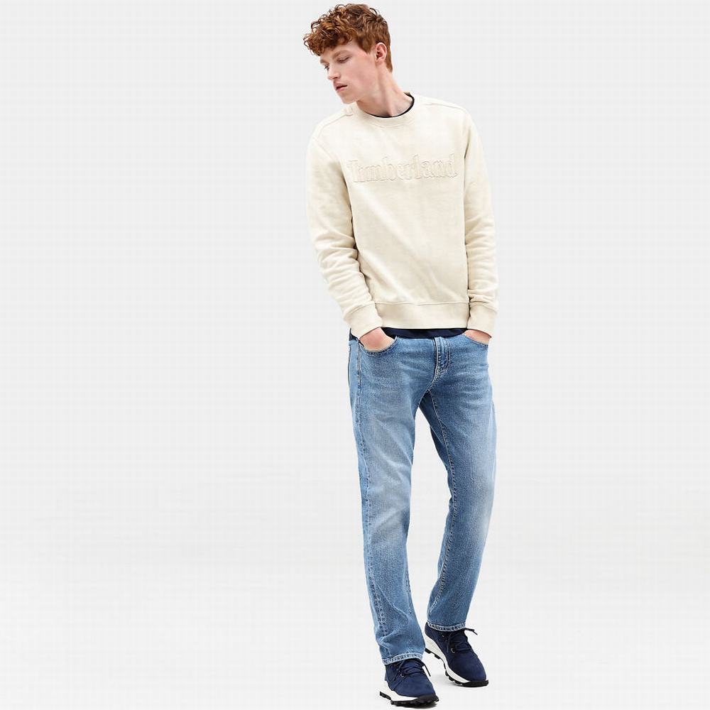 Timberland Squam Lake Stretch Kot Pantolon Erkek Açık Mavi | TR-8921K