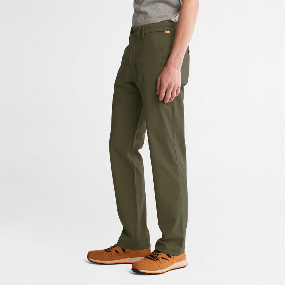 Timberland Squam Lake Twill Chino Pantolon Erkek Yeşil | TR-0389B