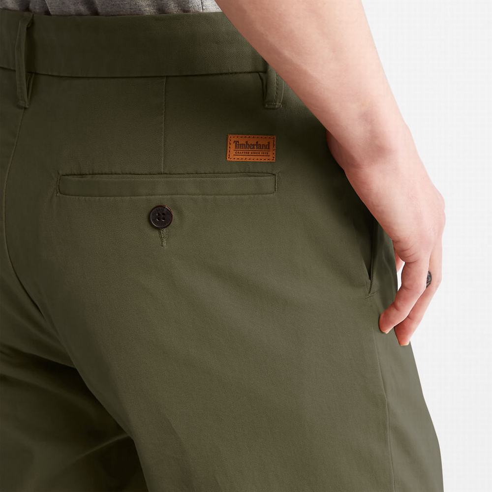 Timberland Squam Lake Twill Chino Pantolon Erkek Yeşil | TR-0389B