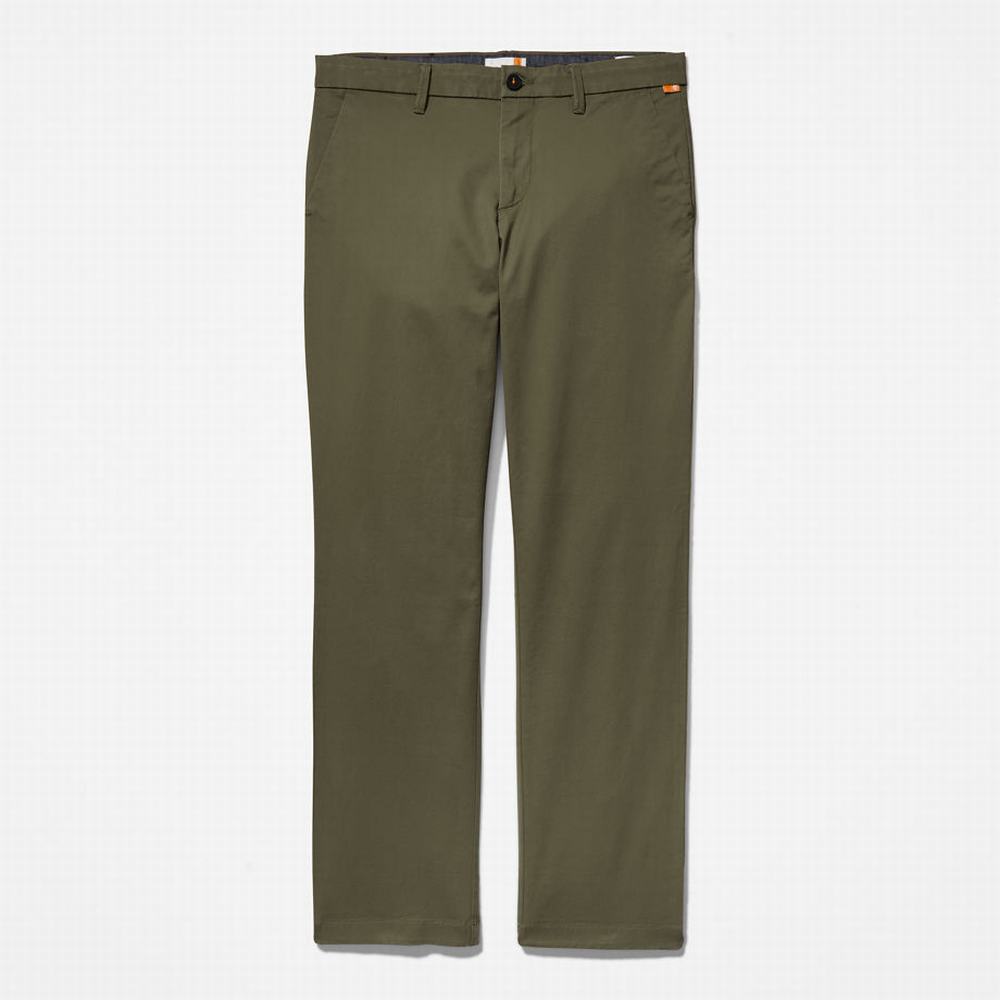 Timberland Squam Lake Twill Chino Pantolon Erkek Yeşil | TR-0389B