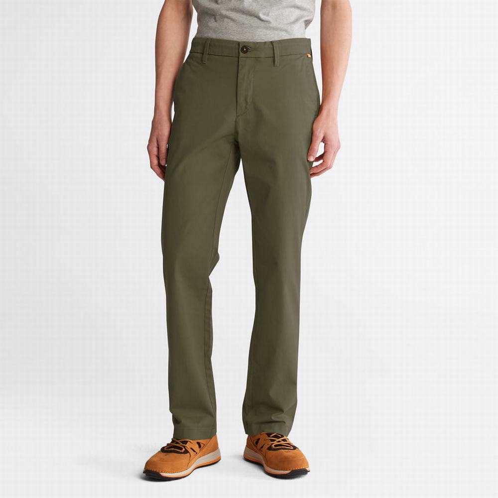 Timberland Squam Lake Twill Chino Pantolon Erkek Yeşil | TR-0389B