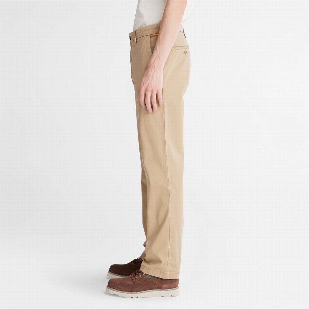 Timberland Squam Lake Twill Chino Pantolon Erkek Haki | TR-7854C