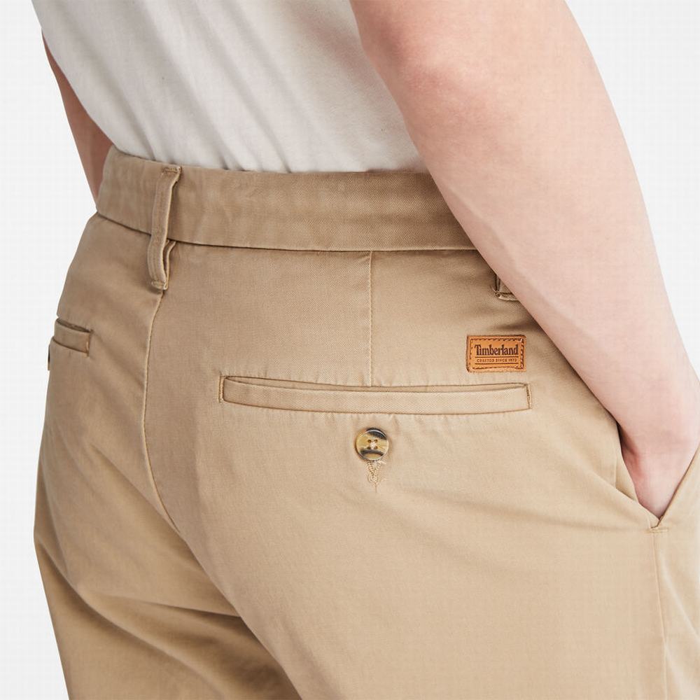 Timberland Squam Lake Twill Chino Pantolon Erkek Haki | TR-7854C
