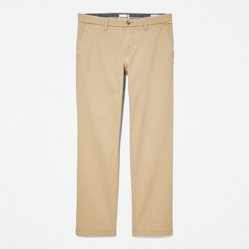 Timberland Squam Lake Twill Chino Pantolon Erkek Haki | TR-7854C