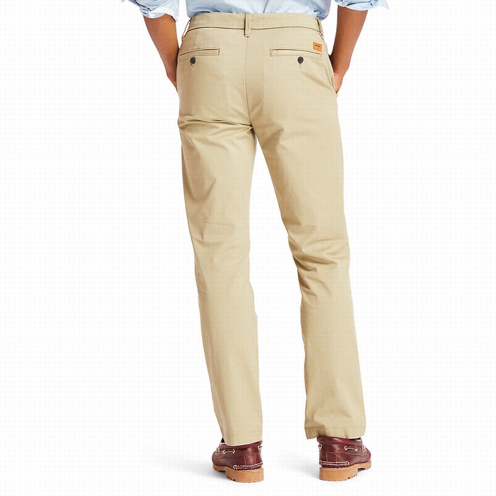 Timberland Squam Lake Twill Chinos Pantolon Erkek Bej Rengi | TR-0469E