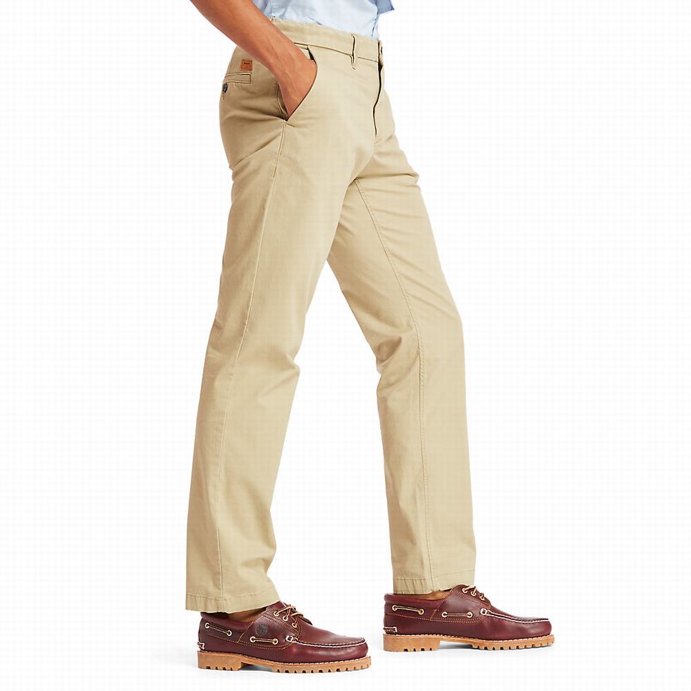 Timberland Squam Lake Twill Chinos Pantolon Erkek Bej Rengi | TR-0469E