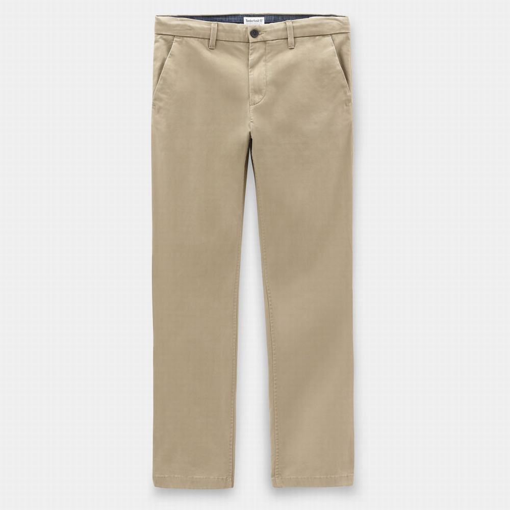 Timberland Squam Lake Twill Chinos Pantolon Erkek Haki | TR-2753Q