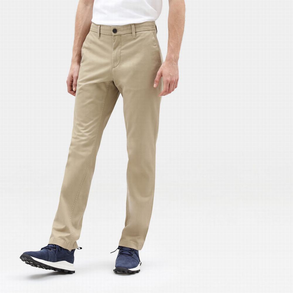 Timberland Squam Lake Twill Chinos Pantolon Erkek Haki | TR-2753Q
