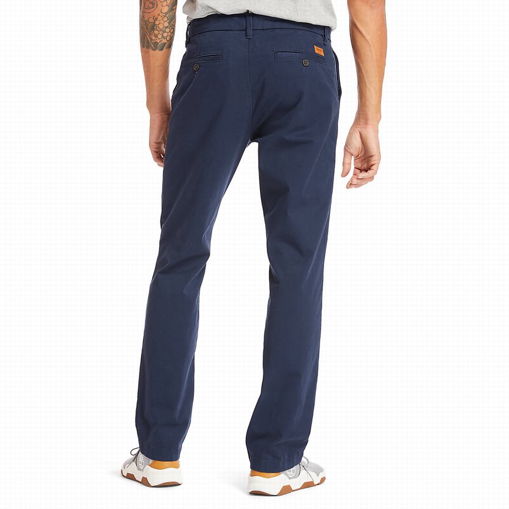 Timberland Squam Lake Twill Chinos Pantolon Erkek Lacivert | TR-4305U